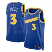 Camiseta Golden State Warriors Jordan Poole #3 Classic 2022-23 Azul