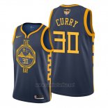 Camiseta Golden State Warriors Stephen Curry #30 2019 Azul