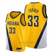 Camiseta Indiana Pacers Myles Turner #33 Statement Edition Amarillo