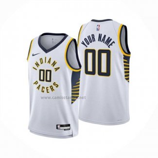 Camiseta Indiana Pacers Personalizada Association 2024-25 Blanco