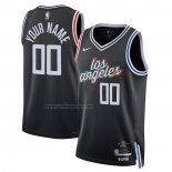 Camiseta Los Angeles Clippers Personalizada Ciudad 2022-23 Negro