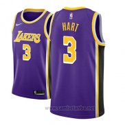 Camiseta Los Angeles Lakers Josh Hart #3 Statement 2018-19 Violeta