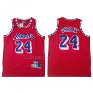 Camiseta Los Angeles Lakers Kobe Bryant #24 Rojo6
