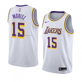 Camiseta Los Angeles Lakers Wagner Moritz #15 Association 2018-19 Blanco