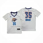 Camiseta Manga Corta Oklahoma City Thunder Kevin Durant NO 35 Blanco  Camiseta Manga Corta Oklahoma City Thunder Kevin Durant NO 35 Blanco