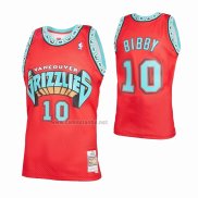 Camiseta Memphis Grizzlies Mike Bibby #10 Mitchell & Ness 1998-99 Rojo