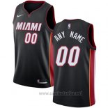 Camiseta Miami Heat Personalizada 17-18 Negro