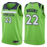 Camiseta Minnesota Timberwolves Andrew Wiggins #22 Statement 2017-18 Verde