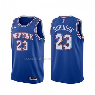 Camiseta New York Knicks Mitchell Robinson #23 Statement 2019-20 Azul