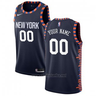 Camiseta New York Knicks Personalizada Ciudad Edition Azul