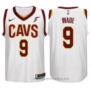 Camiseta Nino Cleveland Cavaliers Dwyane Wade #9 Association Goodyear 2017-18 Blanco