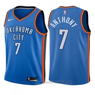 Camiseta Nino Oklahoma City Thunder Carmelo Anthony #7 Icon 2017-18 Azul