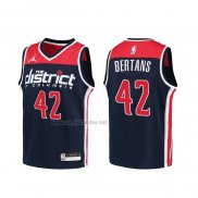 Camiseta Nino Washington Wizards Davis Bertans #42 Association 2020-21 Azul