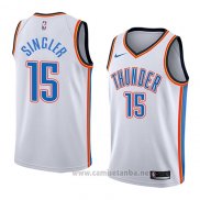 Camiseta Oklahoma City Thunder Kyle Singler #15 Association 2018 Blanco