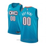 Camiseta Oklahoma City Thunder Personalizada Ciudad 2018-19 Azul