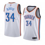 Camiseta Oklahoma City Thunderr Tyler Davis #34 Association 2018 Blanco