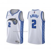 Camiseta Orlando Magic Al-Farouq Aminu #2 Earned 2020-21 Blanco