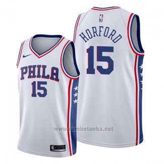 Camiseta Philadelphia 76ers Al Horford #15 Association Blanco