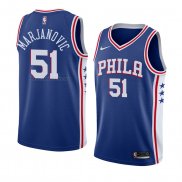 Camiseta Philadelphia 76ers Boban Marjanovic #51 Icon 2018 Azul