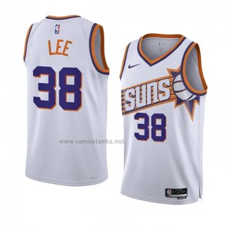 Camiseta Phoenix Suns Saben Lee #38 Association 2023-24 Blanco