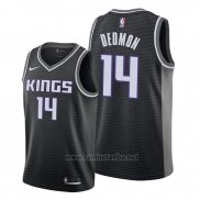 Camiseta Sacramento Kings Dewayne Dedmon #14 Statement Negro