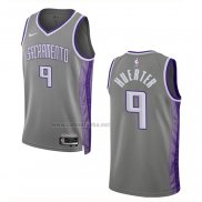 Camiseta Sacramento Kings Kevin Huerter #9 Ciudad 2022-23 Gris