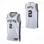 Camiseta San Antonio Spurs Dylan Harper NO 2 Association 2025-26 Blanco