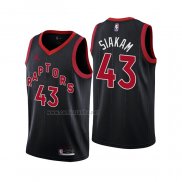 Camiseta Toronto Raptors Pascal Siakam #43 Statement 2020-21 Negro