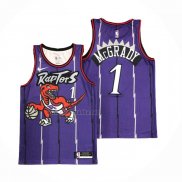 Camiseta Toronto Raptors Tracy Mcgrady #1 Classic Edition Violeta