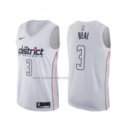 Camiseta Washington Wizards Bradley Beal #3 Ciudad Blanco