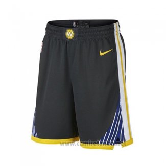 Pantalone Golden State Warriors 2017-18 Negro