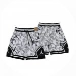 Pantalone Jordan Just Don 2025 Blanco Negro  Pantalone Jordan Just Don 2025 Blanco Negro