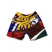 Pantalone Los Angeles Lakers Mitchell & Ness Big Face Rainbow