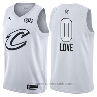 Camiseta All Star 2018 Cleveland Cavaliers Kevin Love #0 Blanco