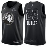 Camiseta All Star 2018 Minnesota Timberwolves Jimmy Butler #23 Negro