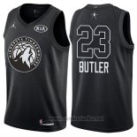 Camiseta All Star 2018 Minnesota Timberwolves Jimmy Butler #23 Negro