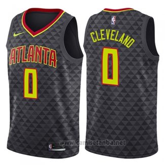 Camiseta Atlanta Hawks Antonius Cleveland #0 Icon 2018 Negro