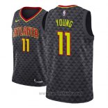 Camiseta Atlanta Hawks Trae Young #11 Icon 2018 Negro