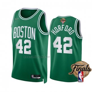 Camiseta Boston Celtics Al Horford #42 Icon 2022 NBA Finals Verde