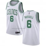 Camiseta Boston Celtics Bill Russell #6 Association Blanco