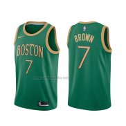 Camiseta Boston Celtics Jaylen Marron #7 Ciudad 2019-20 Verde