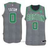 Camiseta Boston Celtics Jayson Tatum #0 Navidad 2018 Verde