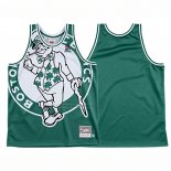 Camiseta Boston Celtics Mitchell & Ness Big Face Verde