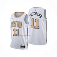 Camiseta Boston Celtics Payton Pritchard NO 11 Ciudad 2025-26 Blanco