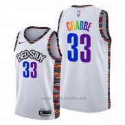 Camiseta Brooklyn Nets Allen Crabbe #33 Ciudad LGBTQ Pride Night 2020 Blanco