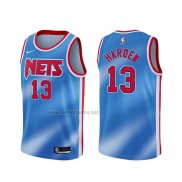 Camiseta Brooklyn Nets James Hardenl #13 Classic 2020-21 Azul