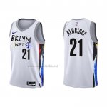 Camiseta Brooklyn Nets Lamarcus Aldridge #21 Ciudad 2022-23 Blanco