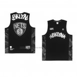 Camiseta Brooklyn Nets x AAPE Negro