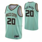 Camiseta Charlotte Hornets Gordon Hayward #20 Ciudad 2020-21 Verde