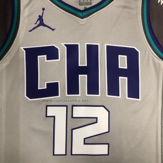 Camiseta Charlotte Hornets Kelly Oubre JR. #12 Ciudad 2021-22 Azul